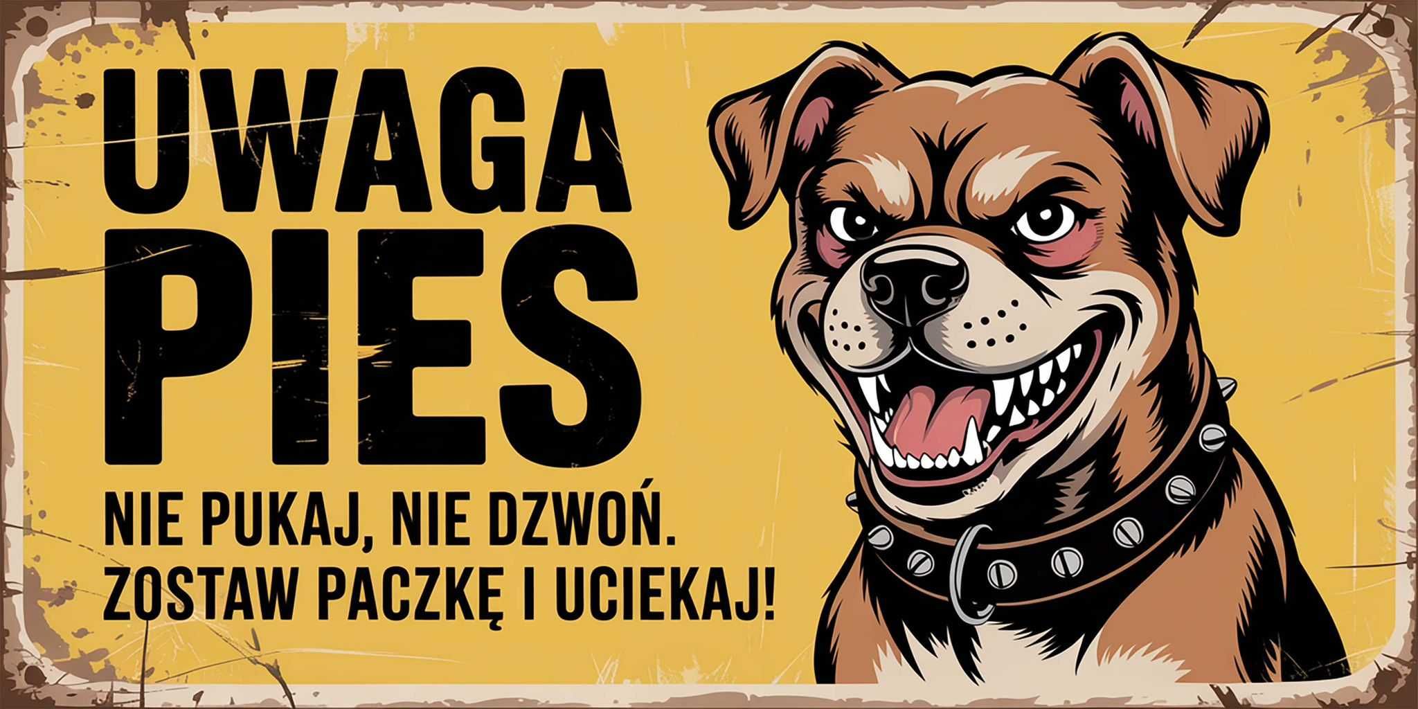 Tabliczki z numerem domu i ostrzegawcze