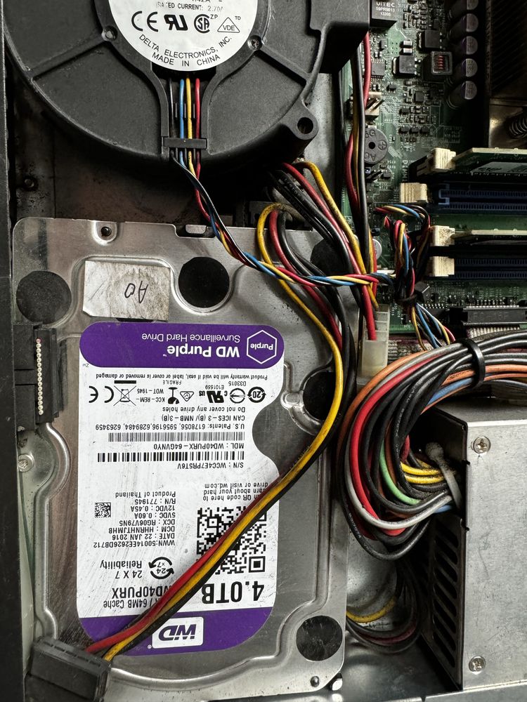 Supermicro NAS Intel Xeon E3-1220 3.1 GHz 8GB 8TB WD Purple+128SSD 1U