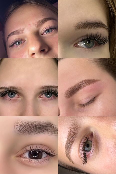 Нарощення вій ламінування брів/вій