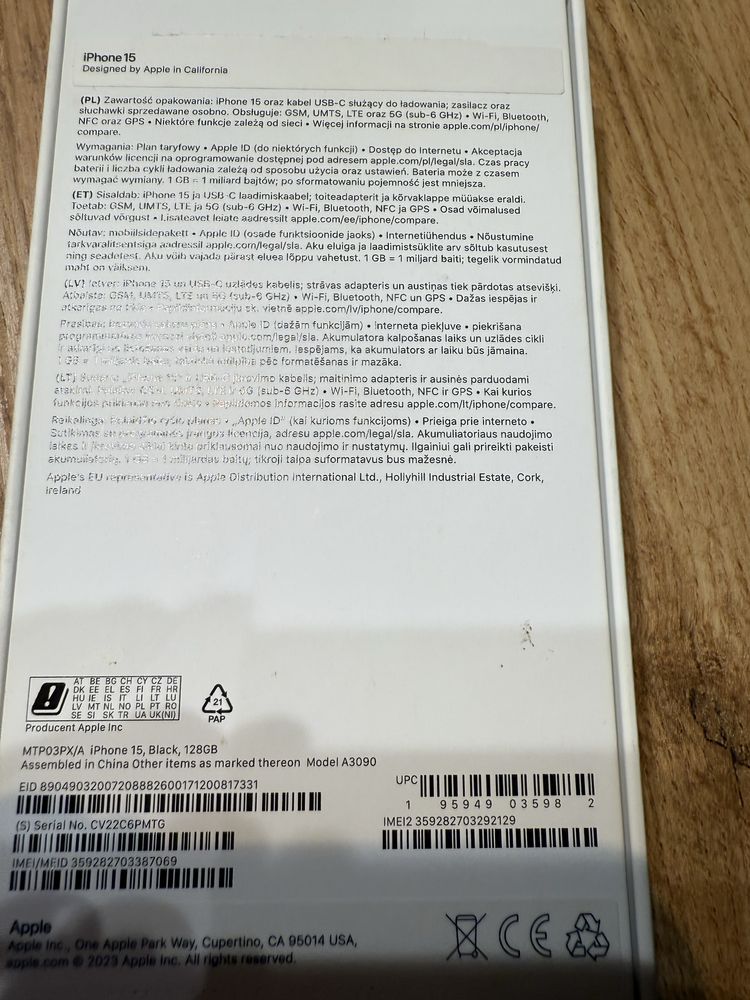 Iphone 15 na gwarancji