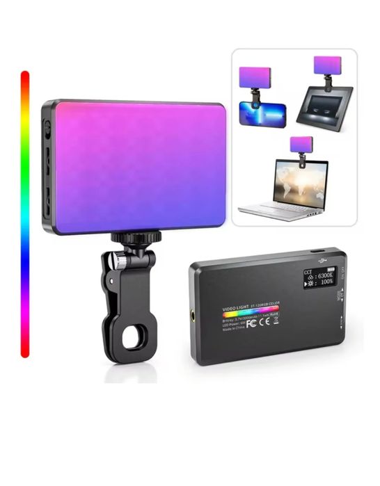Лампа видеосвет LED AY-96JSSR RGB
