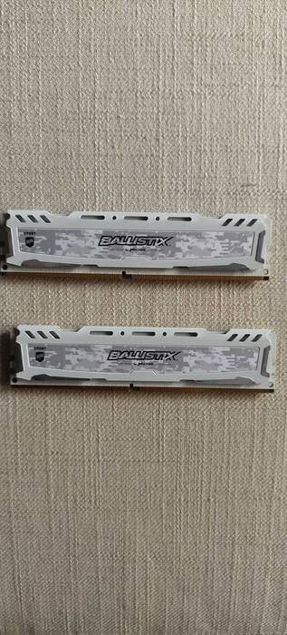 Memória Ram Crucial Ballistix Sport 8GB (2x4GB) DDR4 2400Mhz