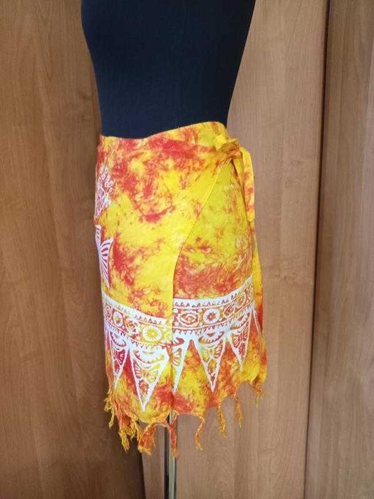 пляжна спідниця парео на купальник розмір 38