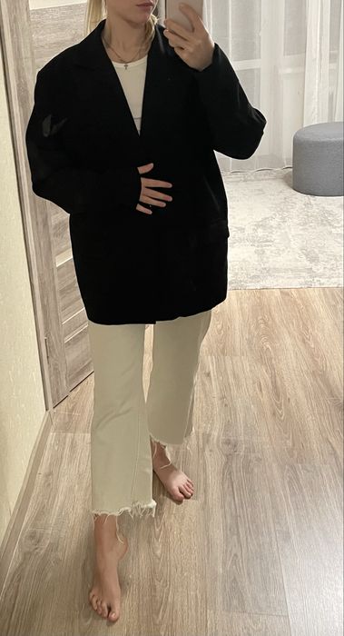 Піджак чорний оверсайз