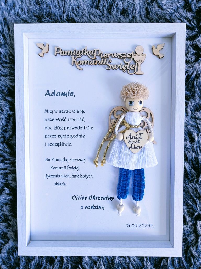 Dla Wiktora, pamiątka pierwszej komunii Świętej, personalizowana