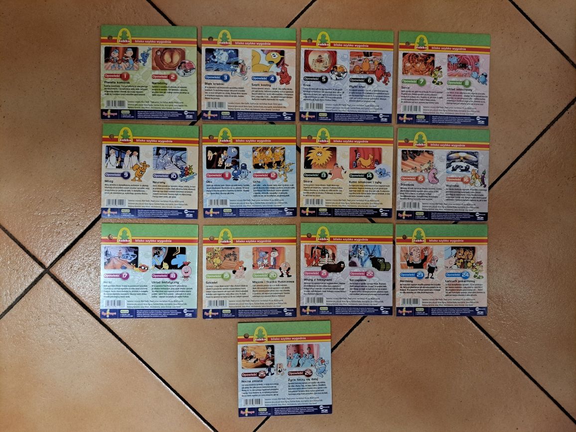 Serial dla dzieci Było sobie życie płyty VCD 13 sztuk odcinki 1-26
