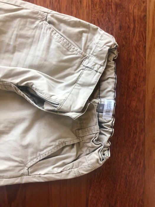 Rapaz | 14 anos | calças Freestyle | beges, tipo cargo