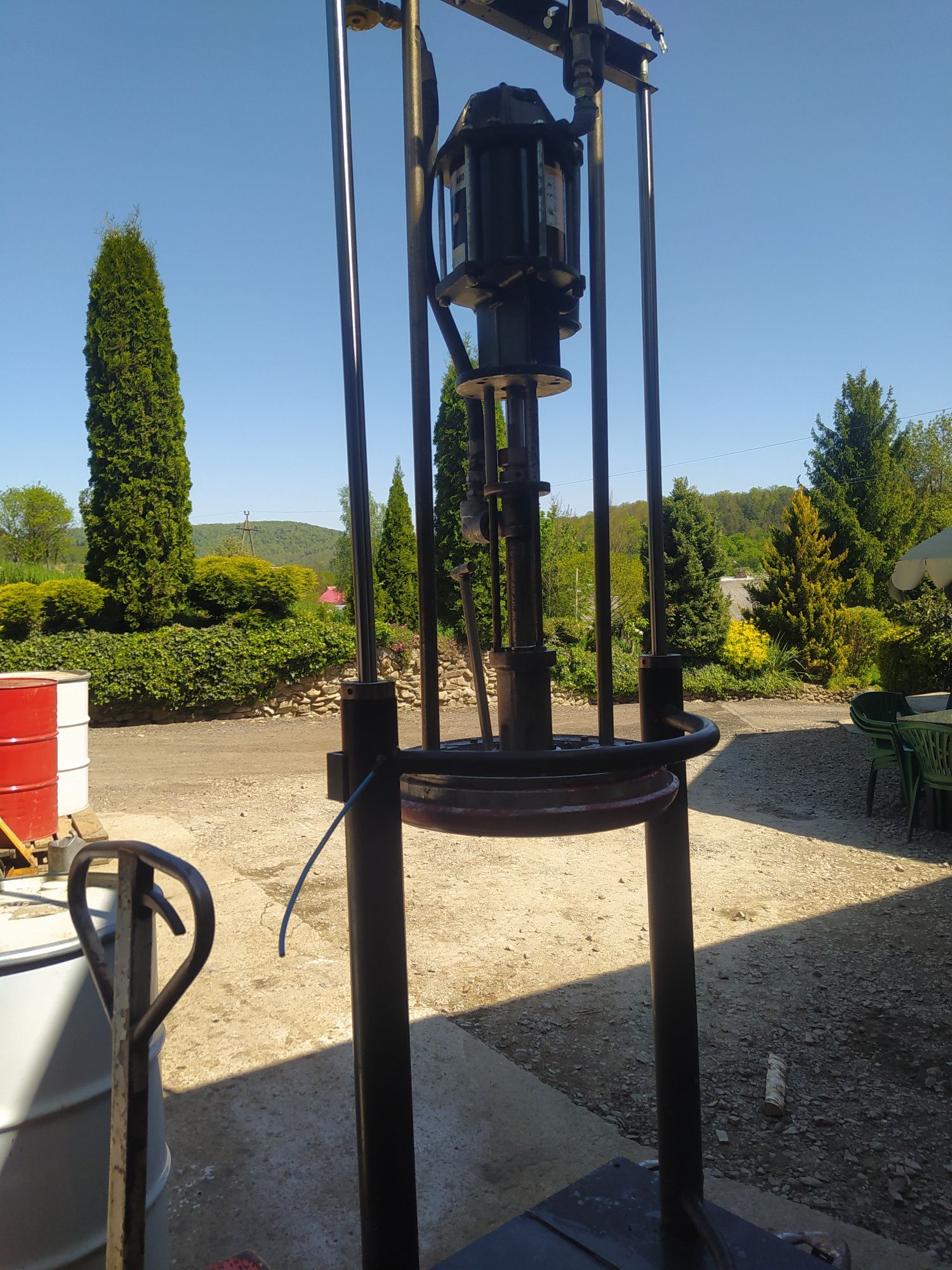 Pompa tłokowa ARO Graco buldog pump beczkowa air pump agregat