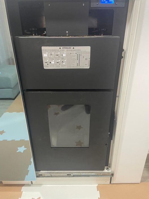 Salamandra/Recuperador a pellets aquecimento central SOLZAIMA ATLANTIC