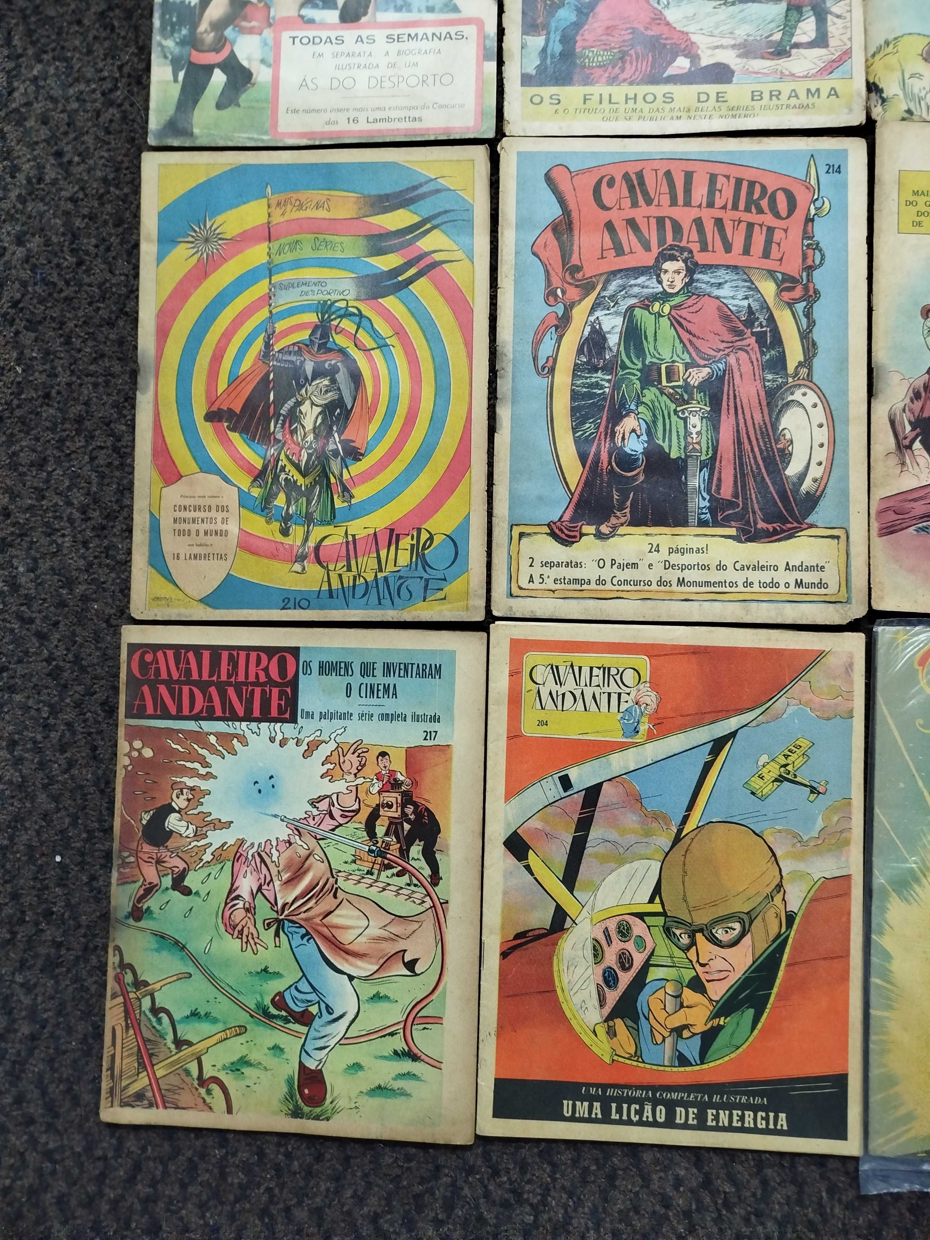 Lote de Banda Desenhada "Cavaleiro Andante"