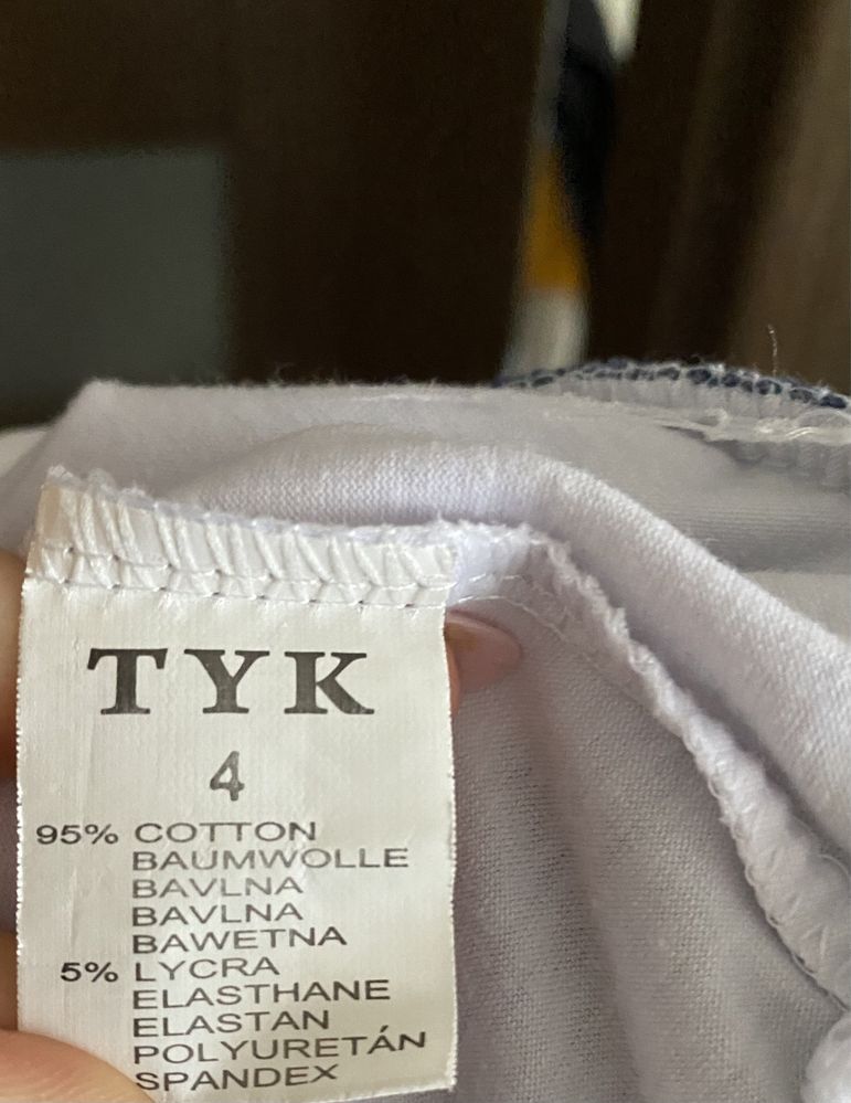 Tunika Tyk 3-4 lata biało-granatowa