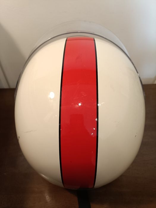 Capacete Vintage Retro viseira Bubble - XL