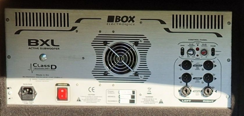 Kolumny aktywne Box Electronics ANS-15 BXL-18D nagłośnienie subbasy