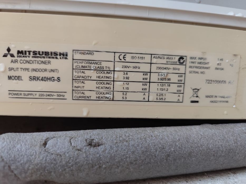 Ar condicionado 12mil btus Mitsubishi
