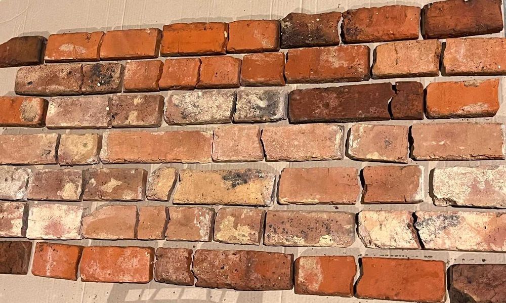 OKAZJA stara cegła płytki lico cena -50% pozostałość po budowie