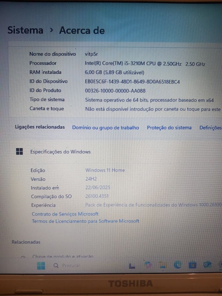 Notebook sem placa mãe