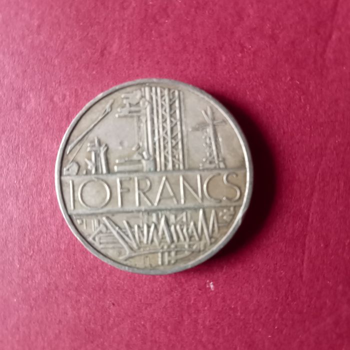 moeda 10 francos franceses