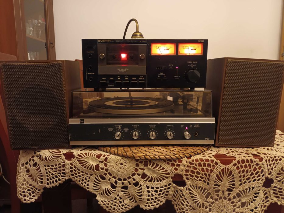 Dual P 60 -1214 Gramofon automat z wzmacniaczem