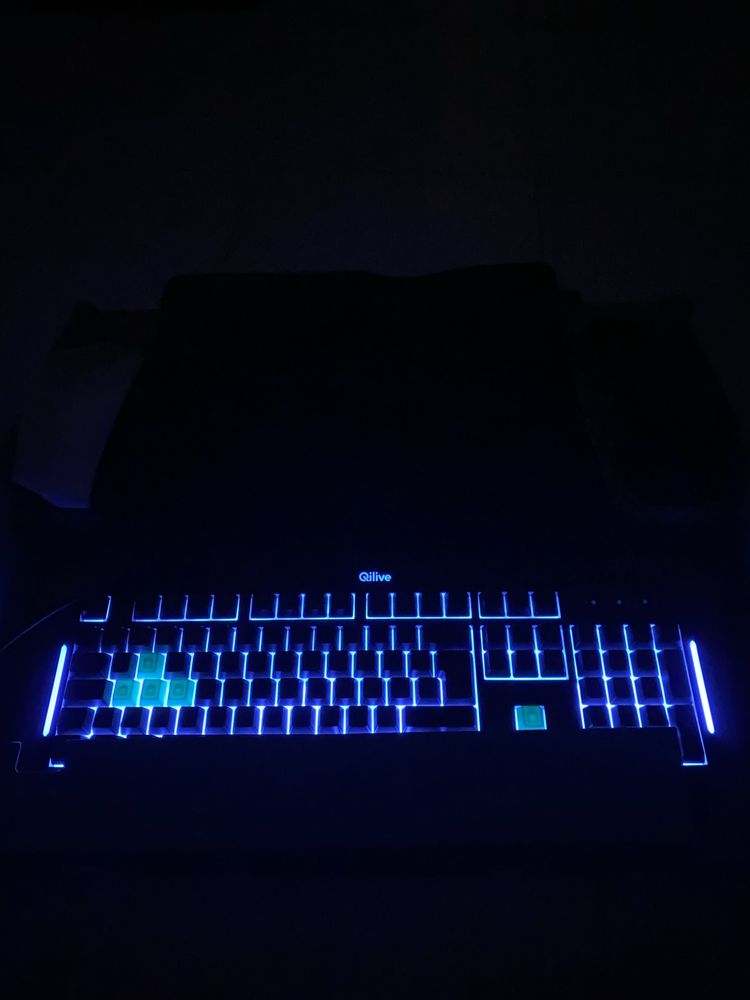 pack teclado gaming c/ rato configurável e tapete