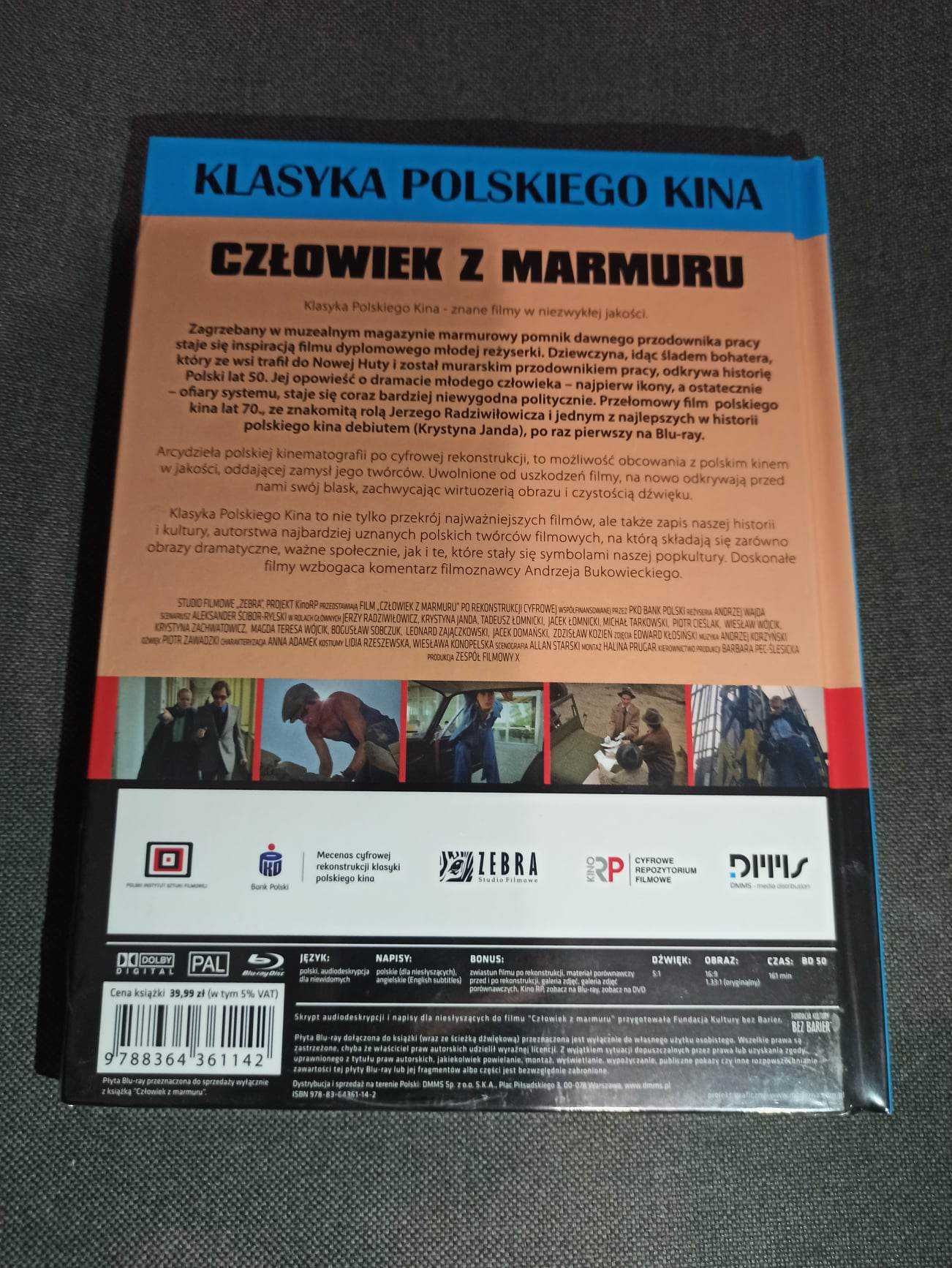 Andrzej Wajda "Człowiek z marmuru"  -  Rekonstrukcja cyfrowa Blu-ray