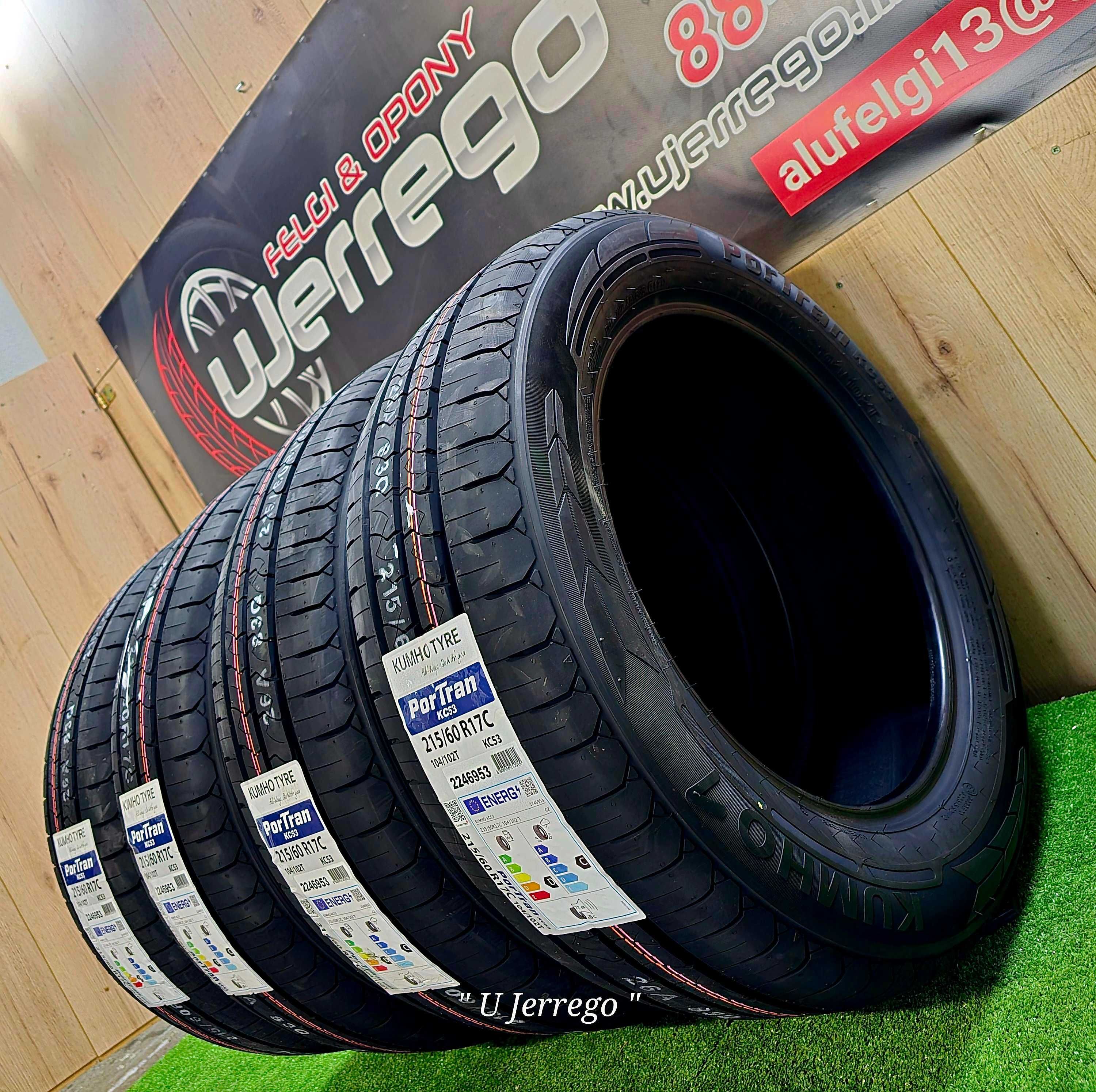 NOWE OPONY KUMHO Portran Kc53 - 215/60/R17C
