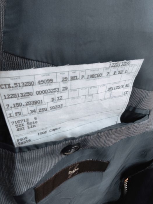 Marynarka jedwab i len Zegna