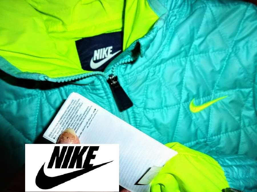 Nike just do it. kurtka ORYGINAŁ kaptur puchowa  r S 36 NOWOŚĆ