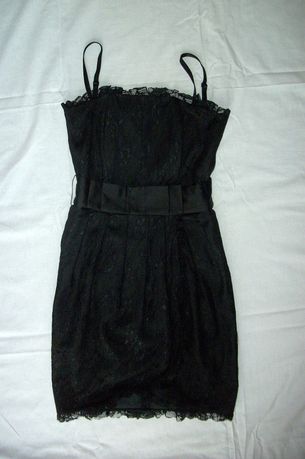 Top Secret Elegancka czarna sukienka rozm.XS