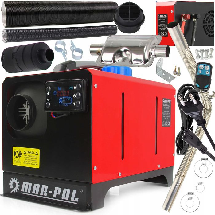 NAGRZEWNICA OLEJOWA 8kW /zamknięta komora spalania / 12V-230V Webasto