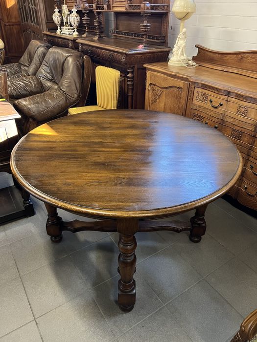 Dębowy stół okrągły/Rozkładany/Raty