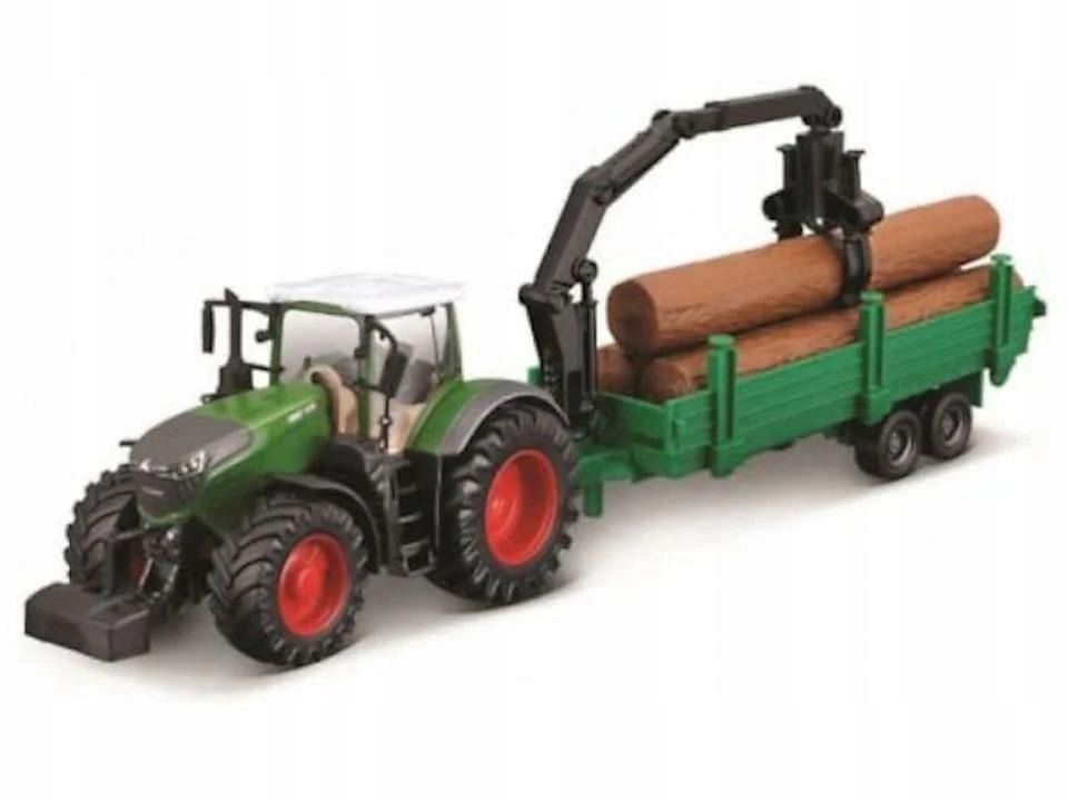 Fendt 1050 Vario Z Transporterem Drewna Bburago