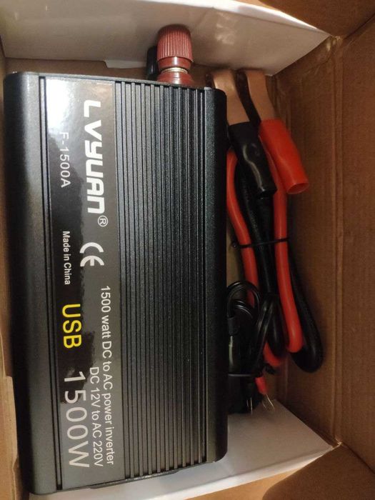 Інвертор перетворювач напруги на 1500W 12-220V