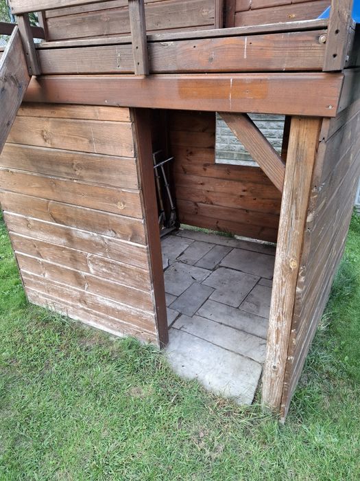 Domek ogrodowy dla dzieci - wysoki