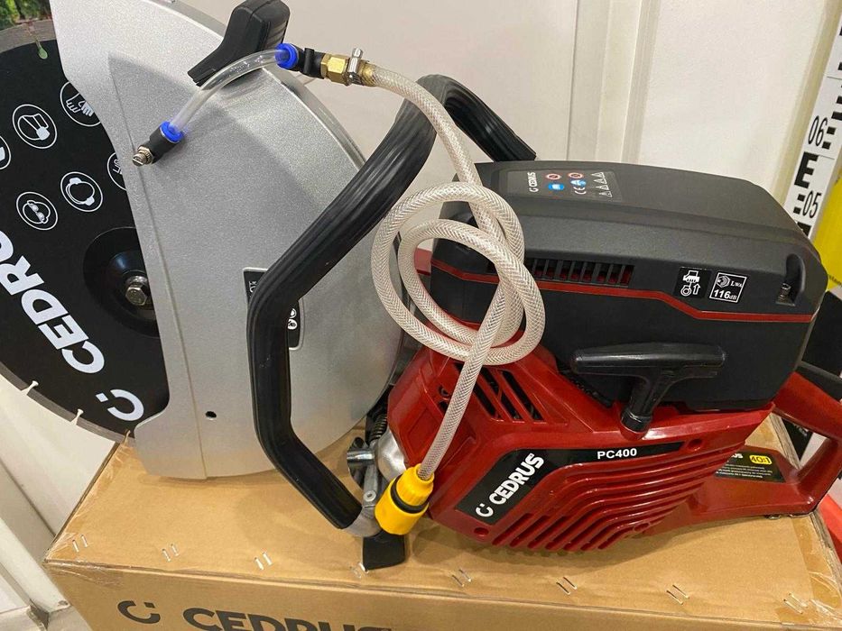 Przecinarka spalinowa Cedrus PC400 do betonu 4,8kM + TARCZA GRATIS