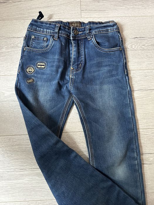 Джинсы на флисе