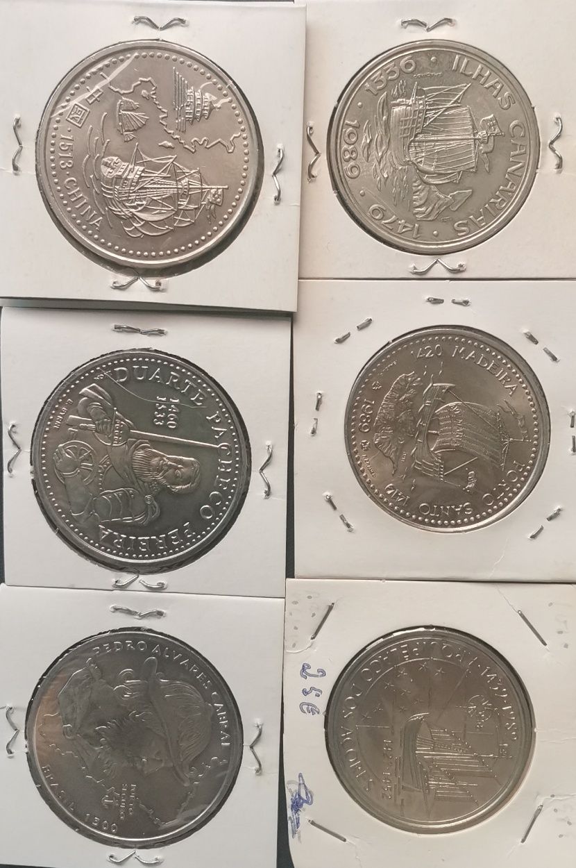 Moedas de escudos dos Descobrimentos