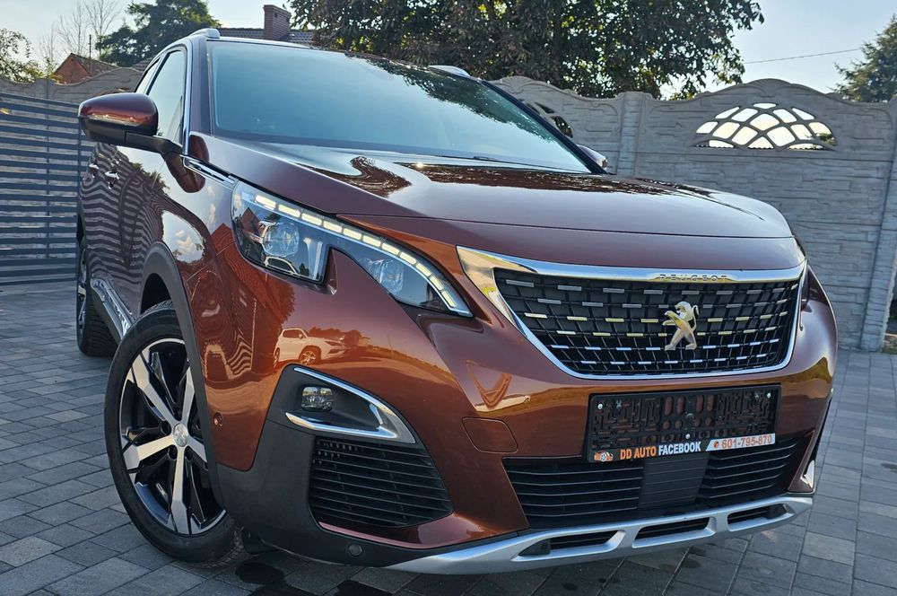 Peugeot 3008 * Kamera * Panorama * Nawigacja * Grzane fotele * Skórzana tapicerka *