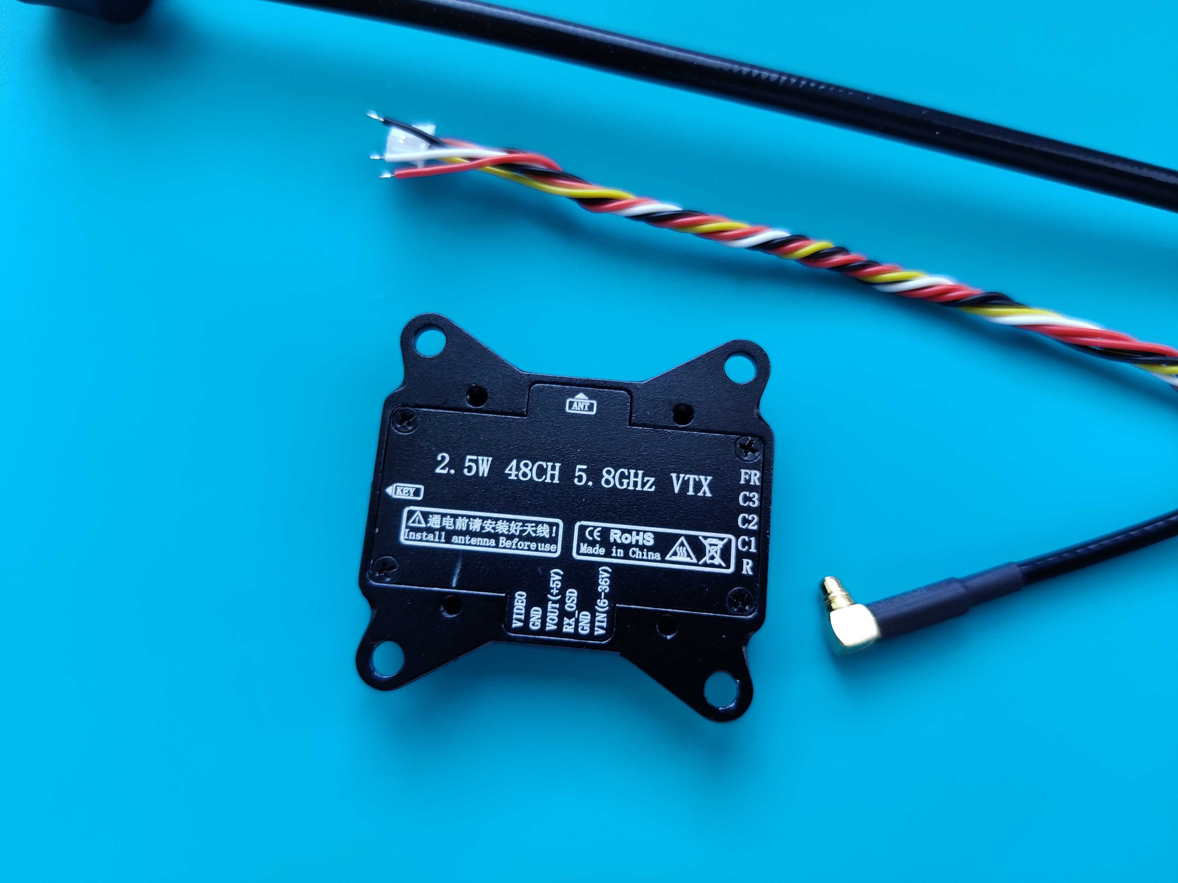 Відеопередавач VTX 2.5 Wt 2500 mWt 4.9G / 5 GHz Low Band X частоти FPV