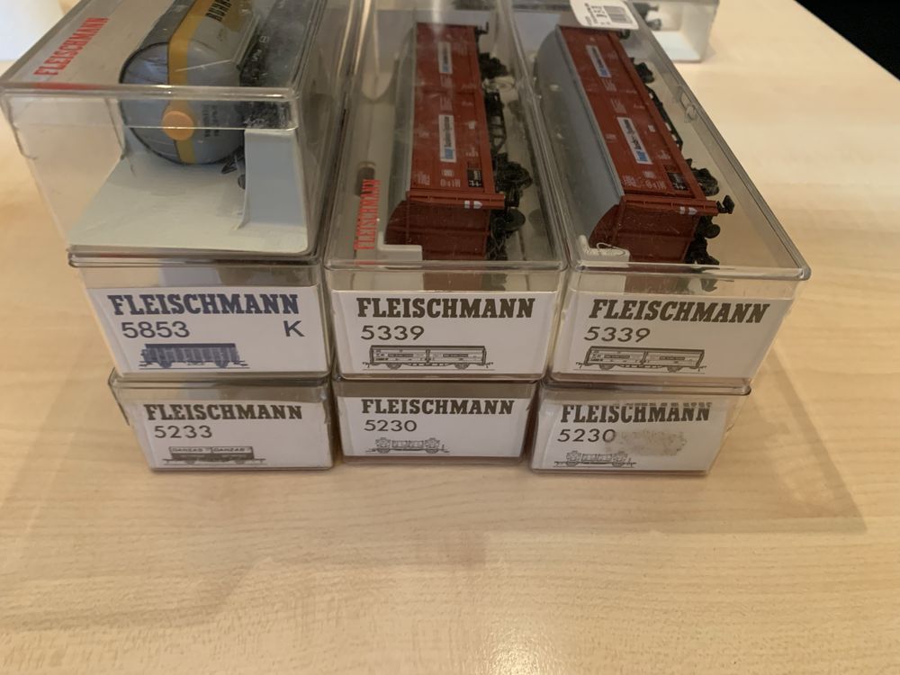 Wielki zestaw wagonów Fleischmann ho 1:87