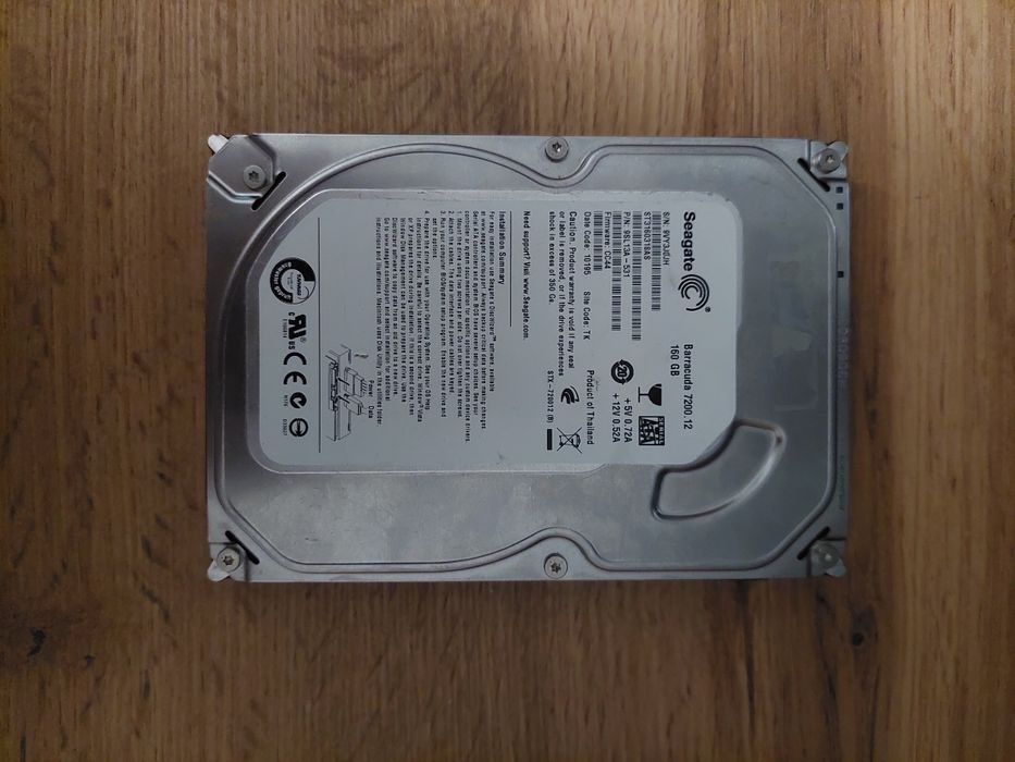 Dysk SATA 160GB Seagate 7200.12