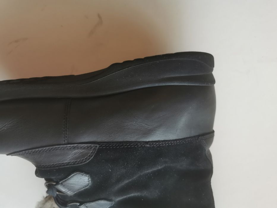 Buty meskie ocieplane skórzane firmy Helvesko  Rozmiar 43