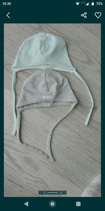 2 pak czapka hm h&m 62