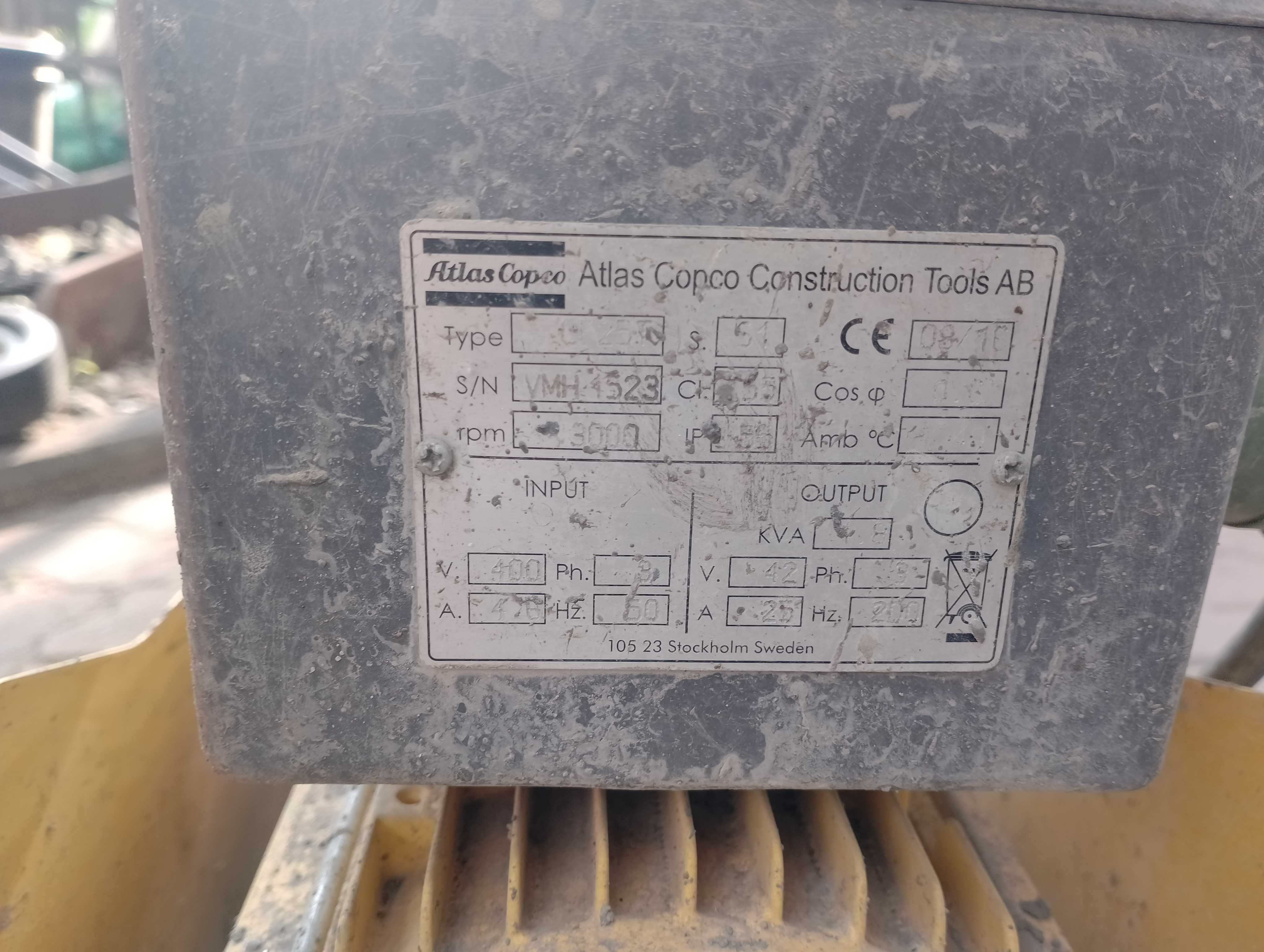 Przetwornica Atlas Copco CF 25 T do betonu buławy itp