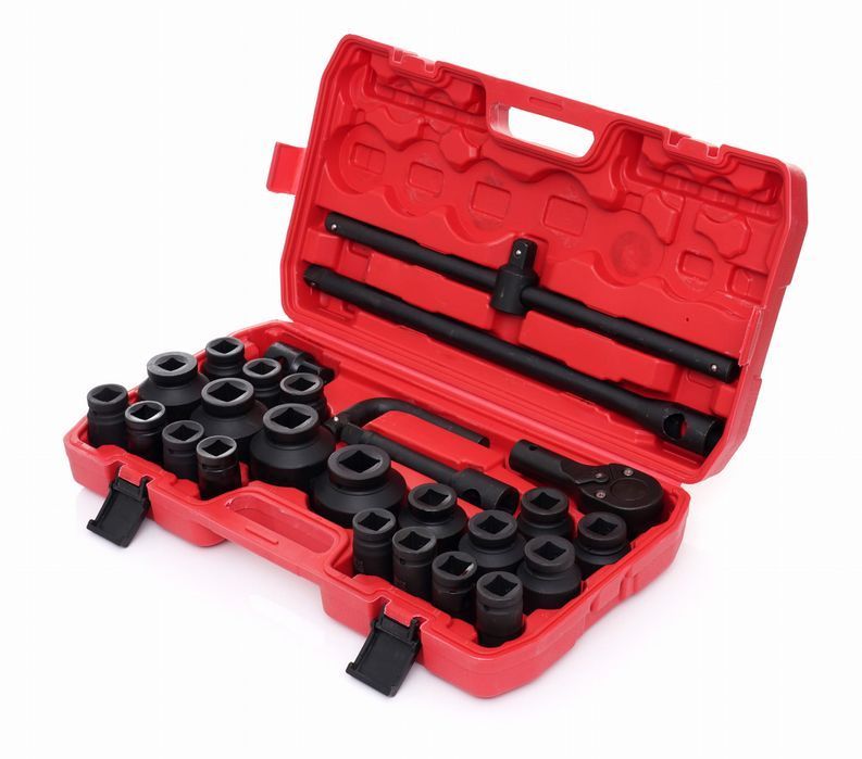 Nasadki udarowe 3/4" 26el. 6-kątne KD11758