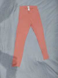 Pomarańczowe spodnie dresowe damskie