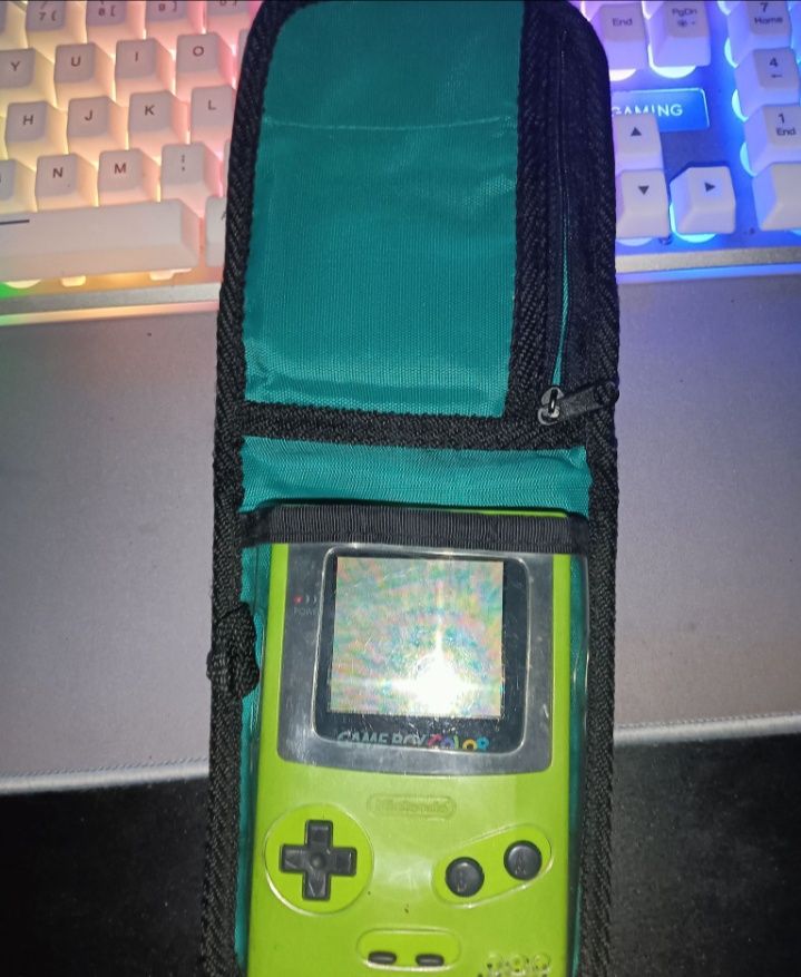Gameboy color verde + capa