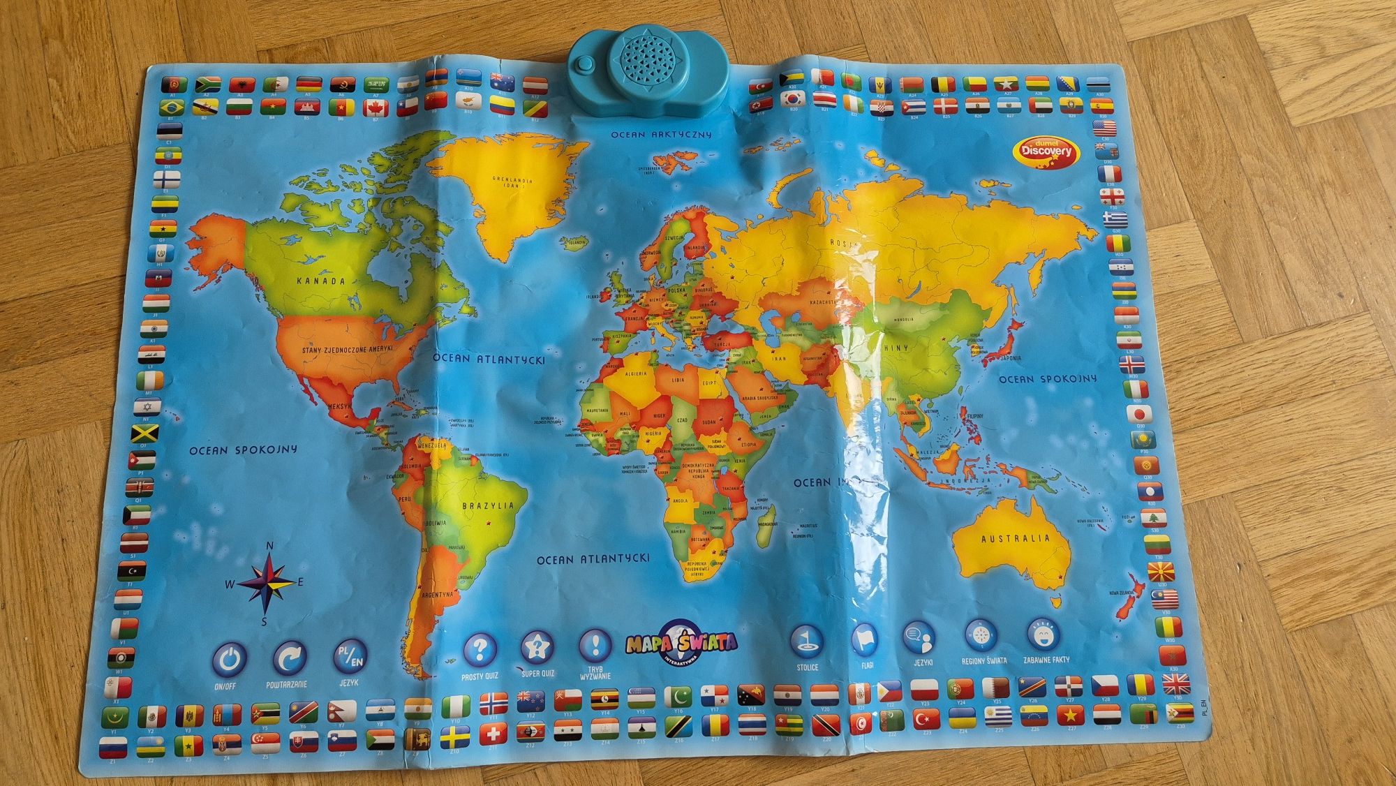 Mapa swiata interaktywna Dummel