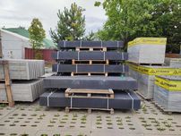 Podmurówka betonowa grafit 250x25x5