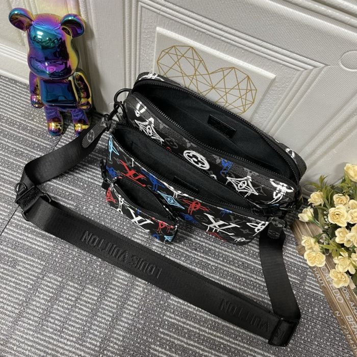 Louis Vuitton Messenger 3v1 сумка мужская trio унисекс кожаная