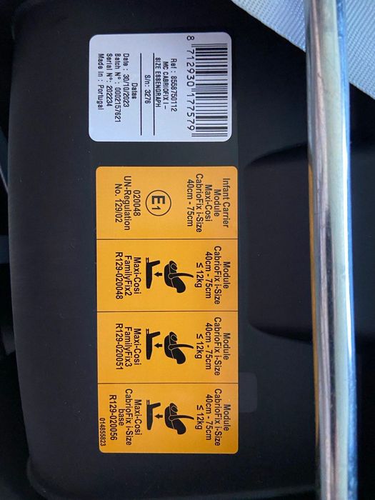 Автокрісло MAXI-COSI CabrioFix i-Size Essential Graphite